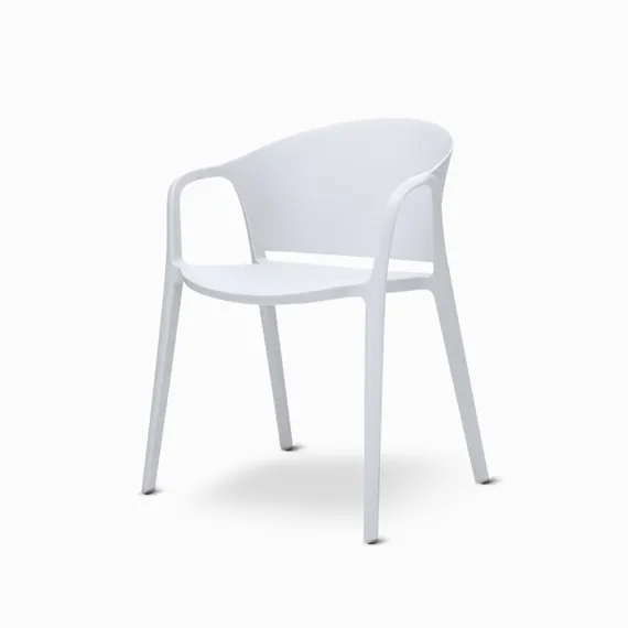 Стул пластиковый Mangas белый