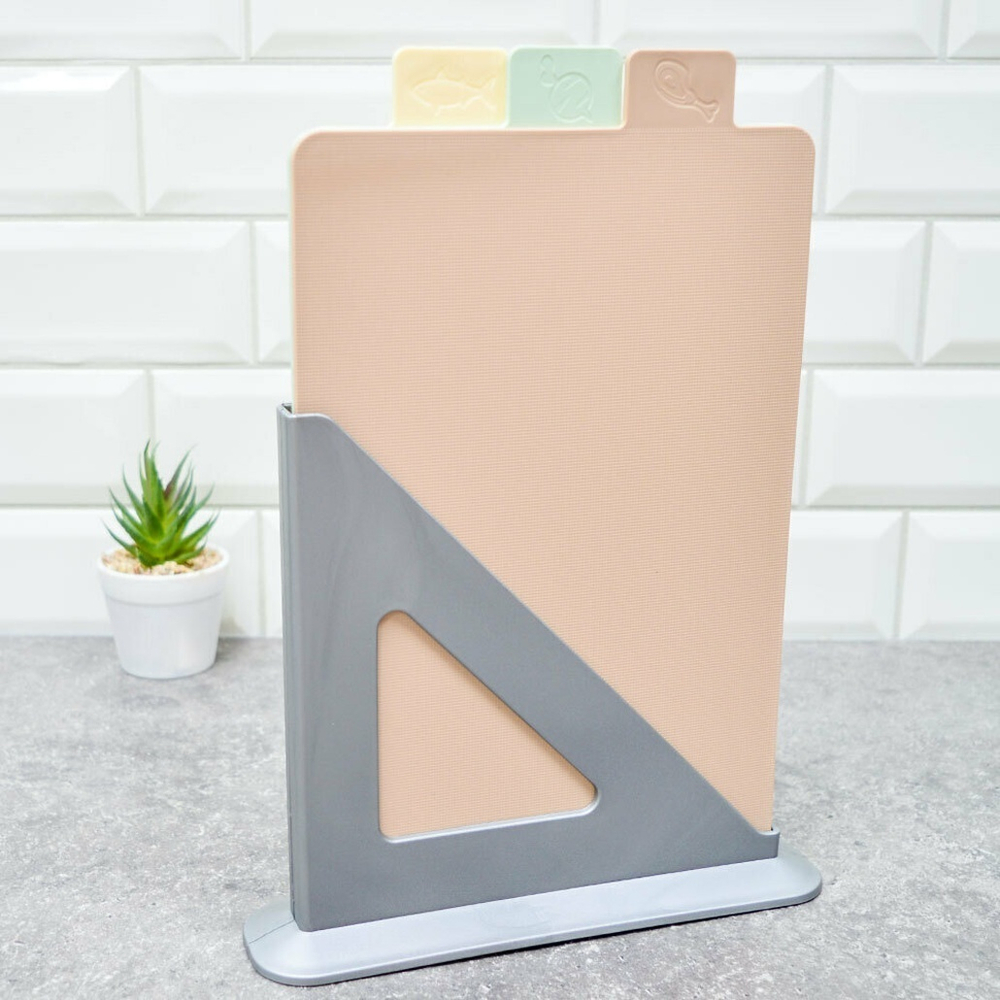 Набор разделочных досок "Люкс" с подставкой