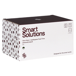 Ланч-бокс с приборами 1л Smart Solutions Food Time серый