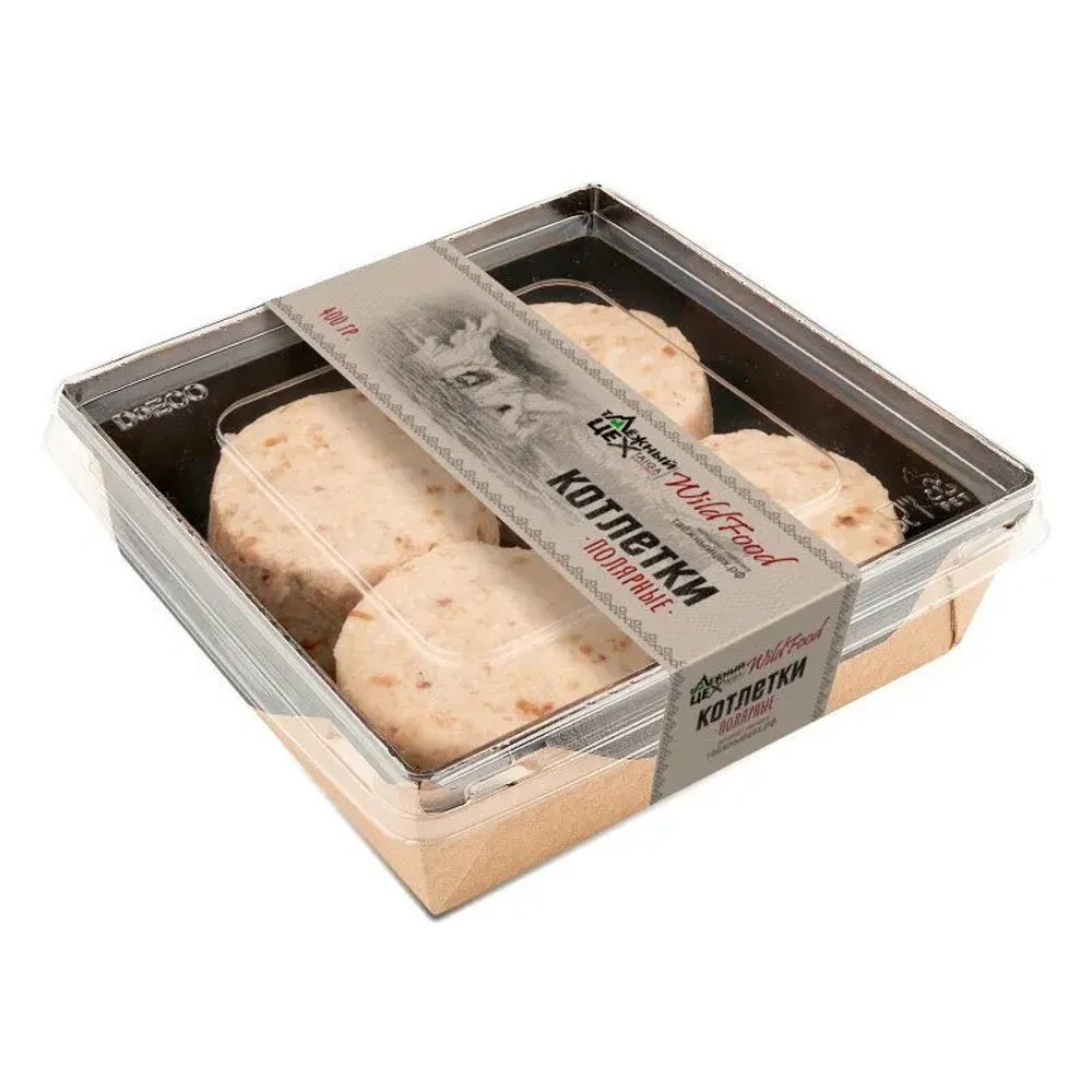 Котлетки "Полярные" из нельмы и тайменя 0,4кг.