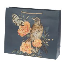 GAEM Пакет подарочный (бумага 210г/м2, блок микс 12шт), L38 W12 H32 см, 4в.