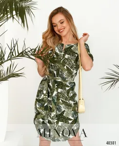 Платье 2001-Зеленый Minova