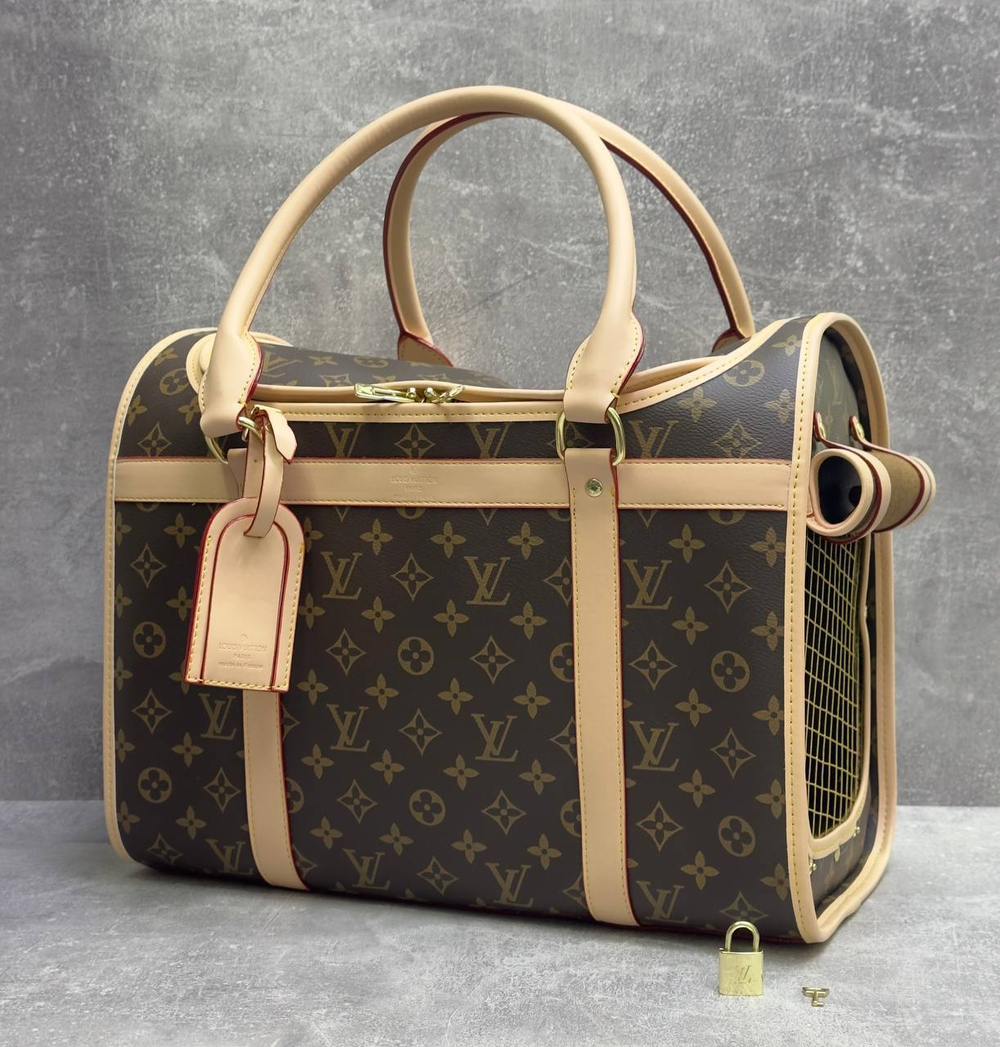 Сумка переноска для кошек и собак Louis Vuitton