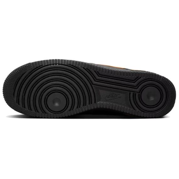 Кроссовки Nike Air FORCE 1 для скейтбординга Низкие Кроссовки черного/коричневого цвета Унисекс