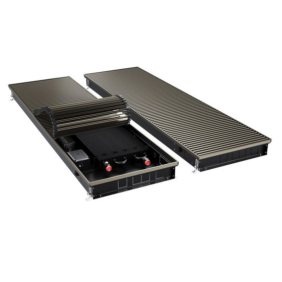 Конвектор внутрипольный Royal Thermo ATRIUM TURBO-80/400/1300-DG-U-LB