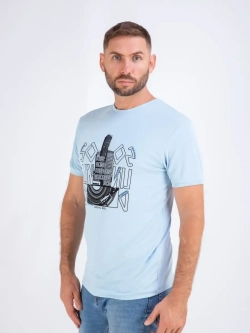 Футболка мужская однотонная Турция