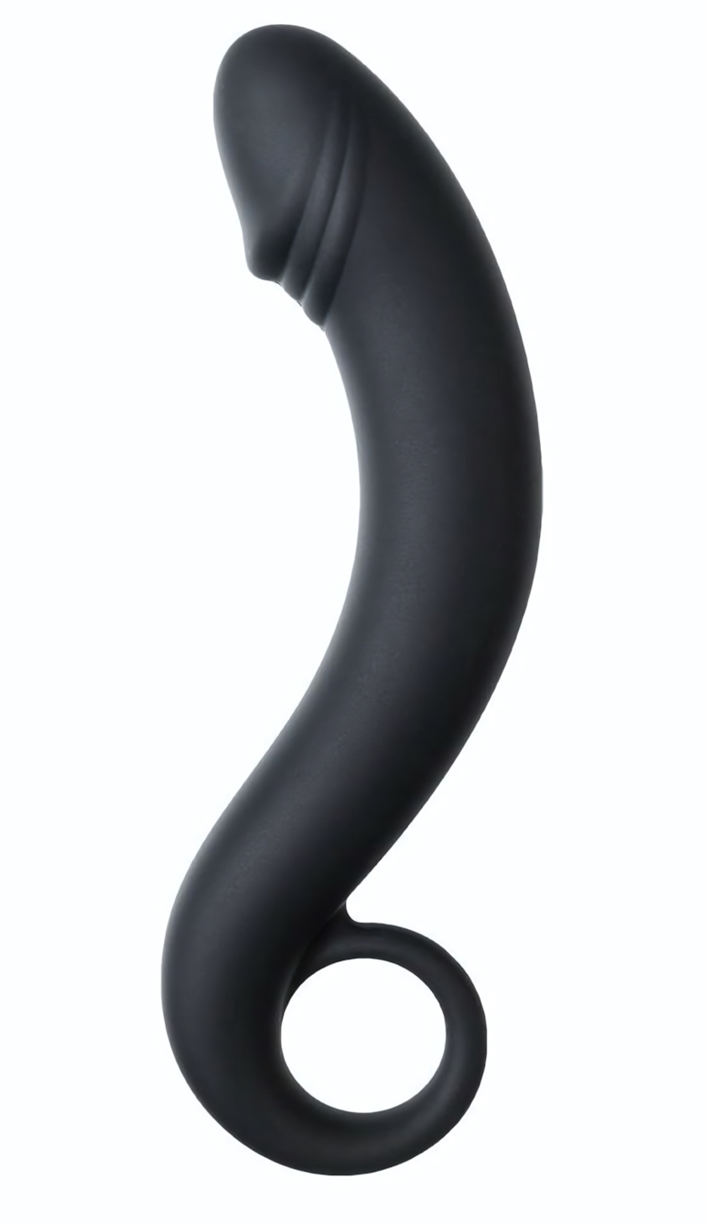 Черный анальный фаллоимитатор Dorado - 18 см. (Цвет: черный)