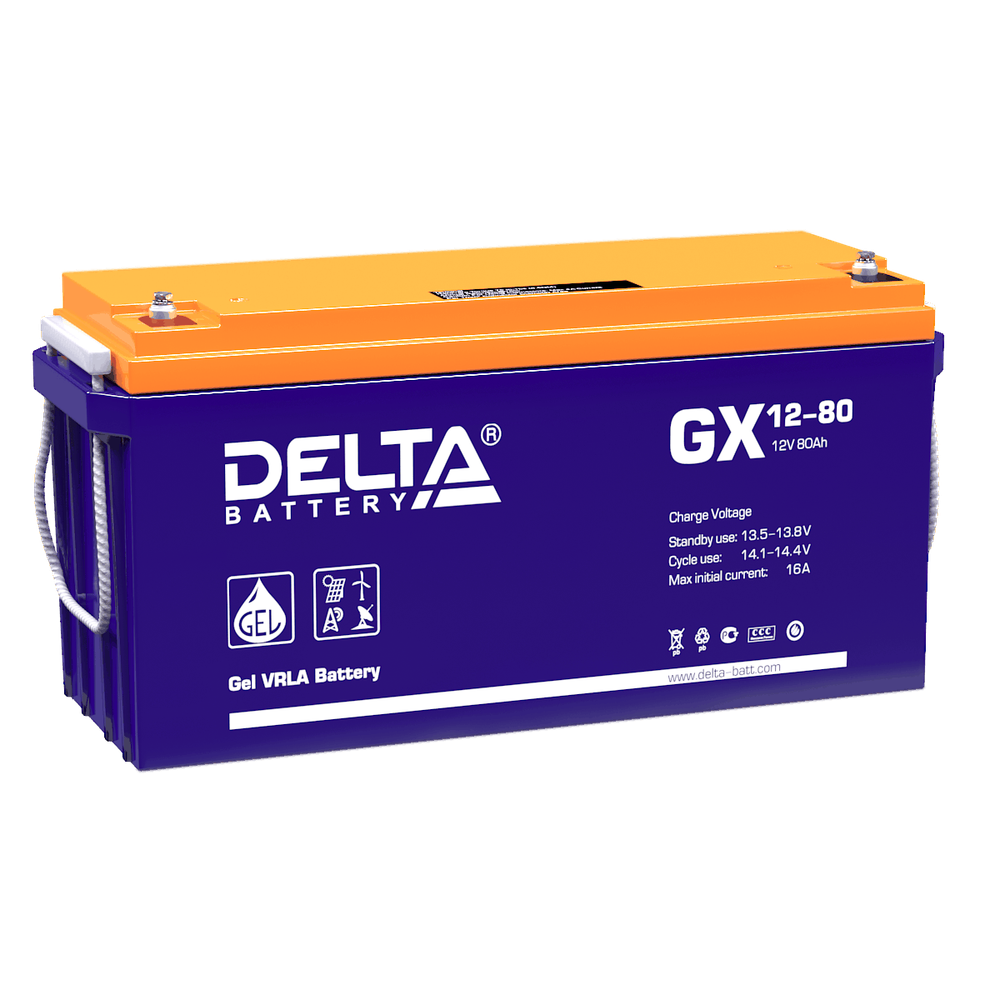 Аккумулятор DELTA GX 12-80