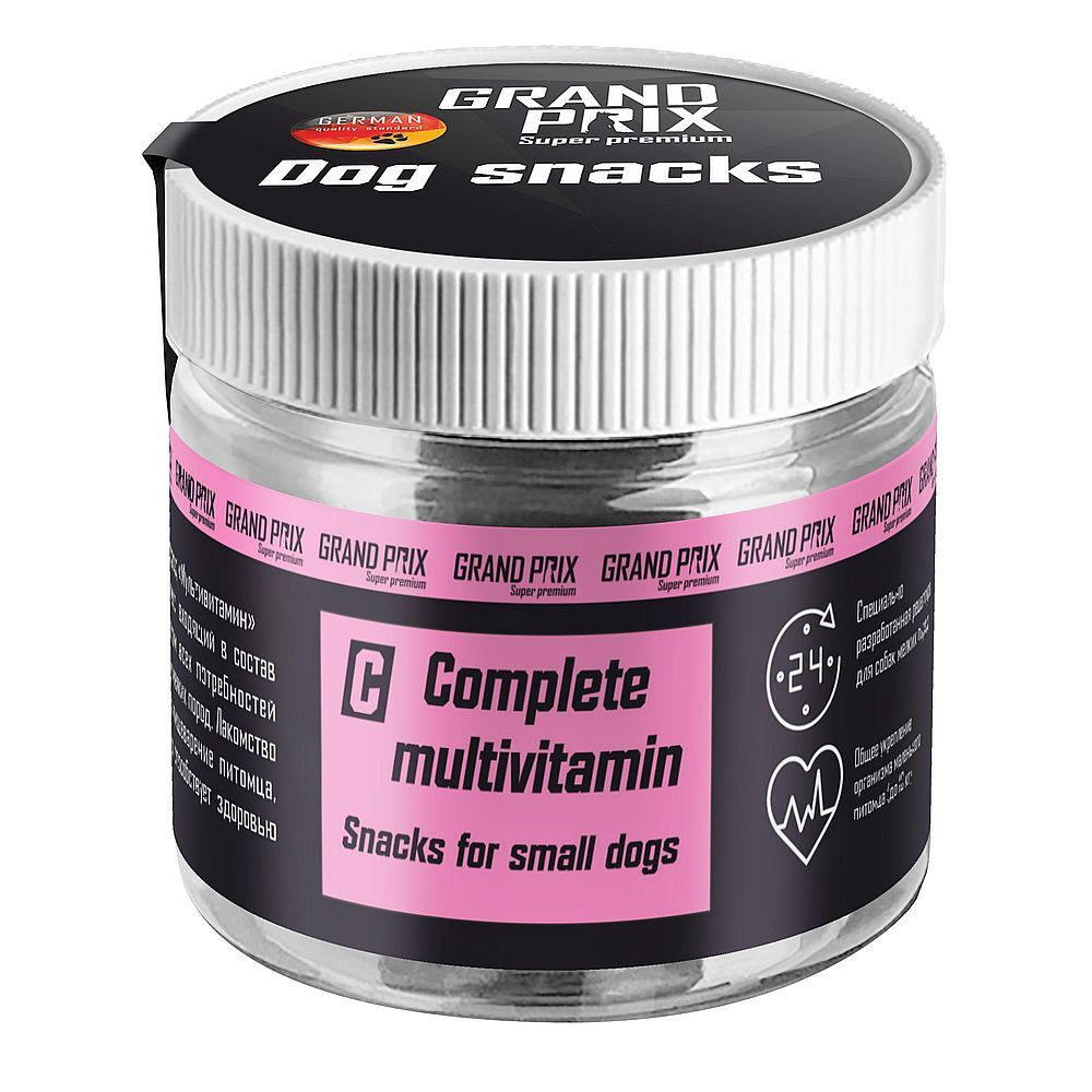 GRAND PRIX Лакомство для собак мультивитамин 90 гр