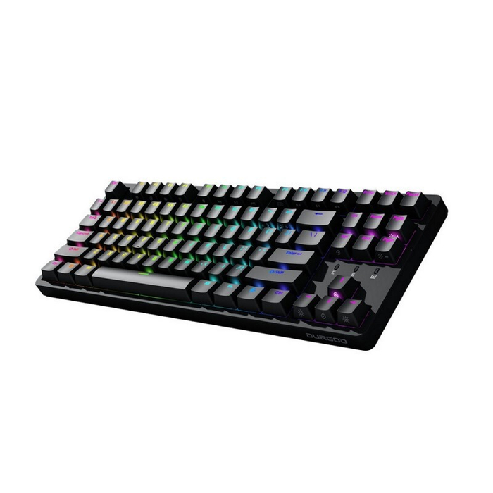 Механическая клавиатура Durgod Cavalry 87 - BLACK, TKL, PBT Double-shot keycaps, Hot-swap, RGB, Gateron optical Red switch (C87-B-GT-R)