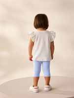 Легинсы укороченные для девочки Next AD8-339, Голубой