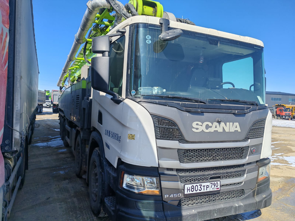 Scania P 10x4 Автобетононасос P450 10х4 (Дизельный, 12,7 л, 450 л.с., МТ)