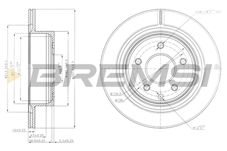 BREMSI - CD7579V
