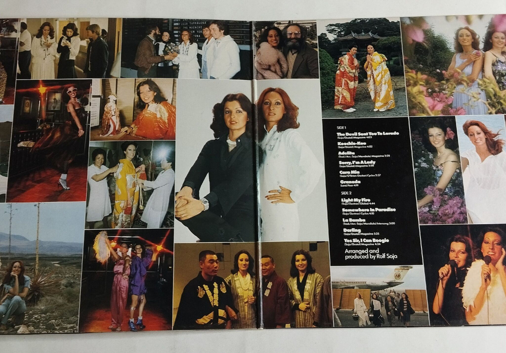 Винтажная виниловая пластинка LP The Hits Of Baccara (Germany 1978)