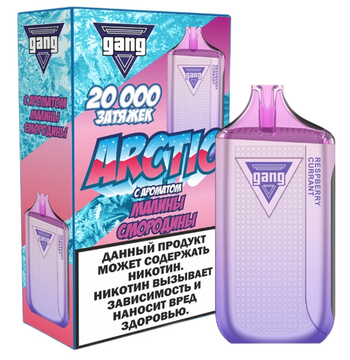 Купить Одноразовый Pod GANG ARCTIC - Малина Смородина (20000 затяжек)