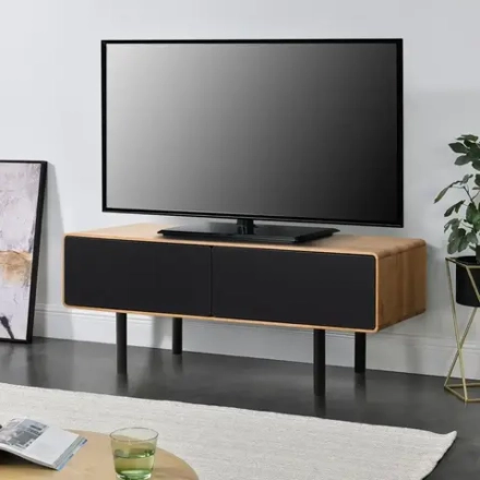 Тумба под ТВ из массива дуба лофт Киото 2.0.2