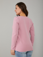 Лонгслив ЛНр-008/розовый