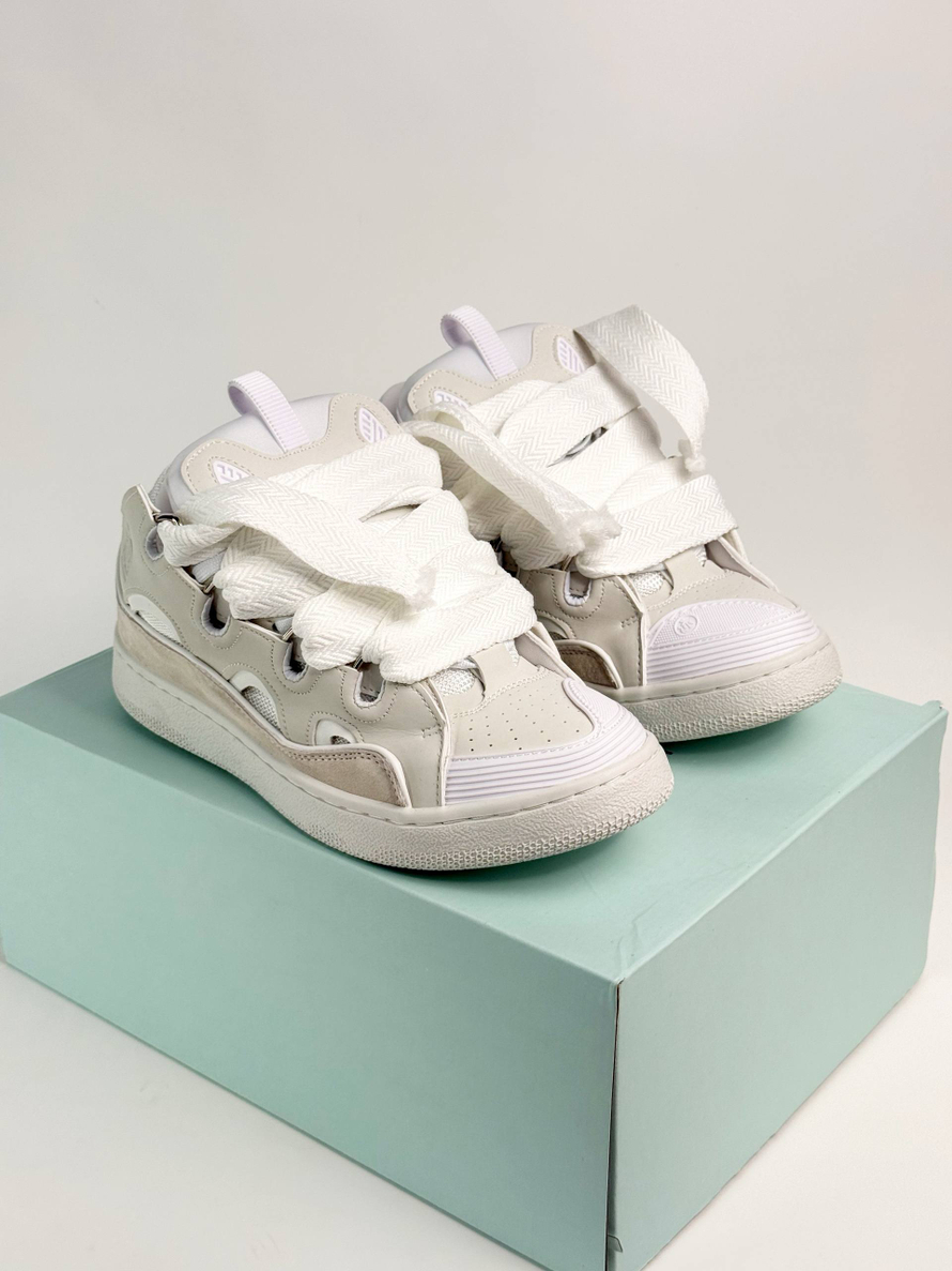 Кроссовки Lanvin curb #B140 (беж.)