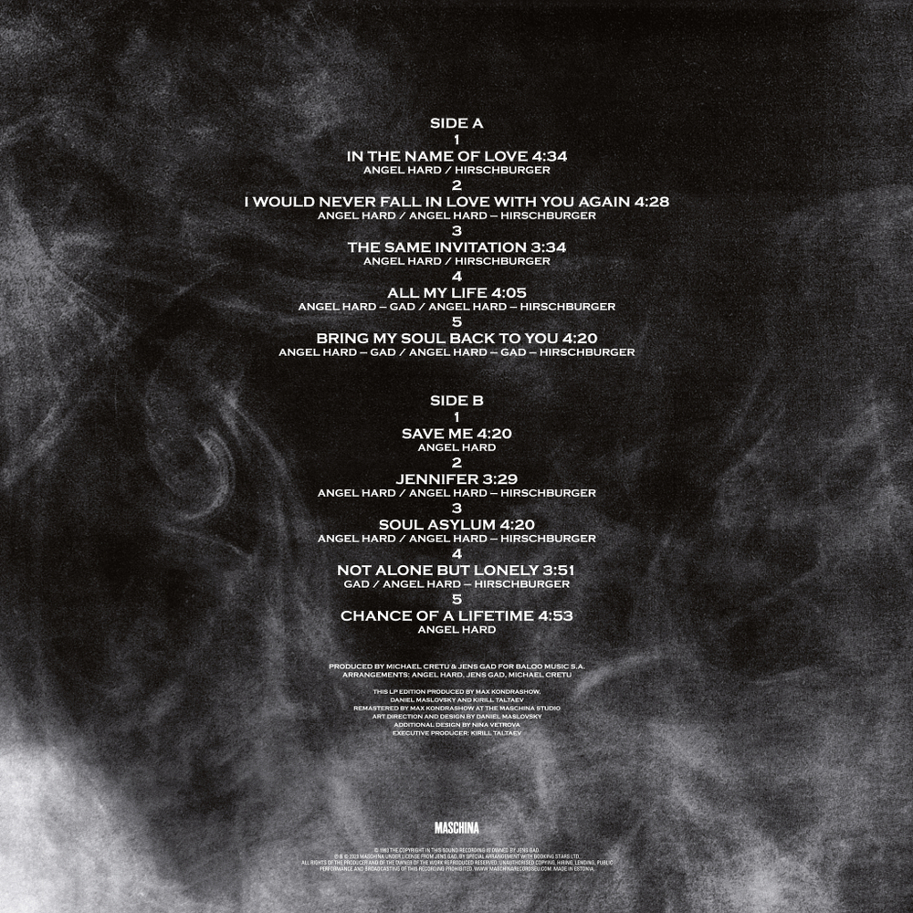 LP: Angel X — «Welcome To The Soul Asylum (the voice of Enigma)» (1993/2023) [Black Vinyl]