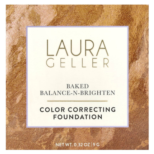 Laura Geller, тональный крем для коррекции цвета Baked Balance-N-Brighten, 0006028B песочный, 9 г (0,32 унции)