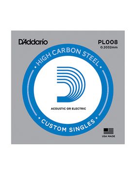 Струна для акустической и электрогитары D'ADDARIO PL008