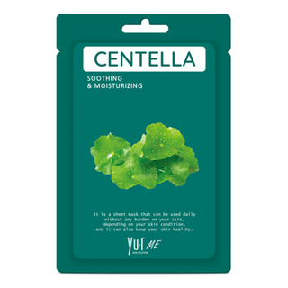 YU.R ME Маска тканевая с экстрактом центеллы азиатской - Centella sheet mask, 1шт