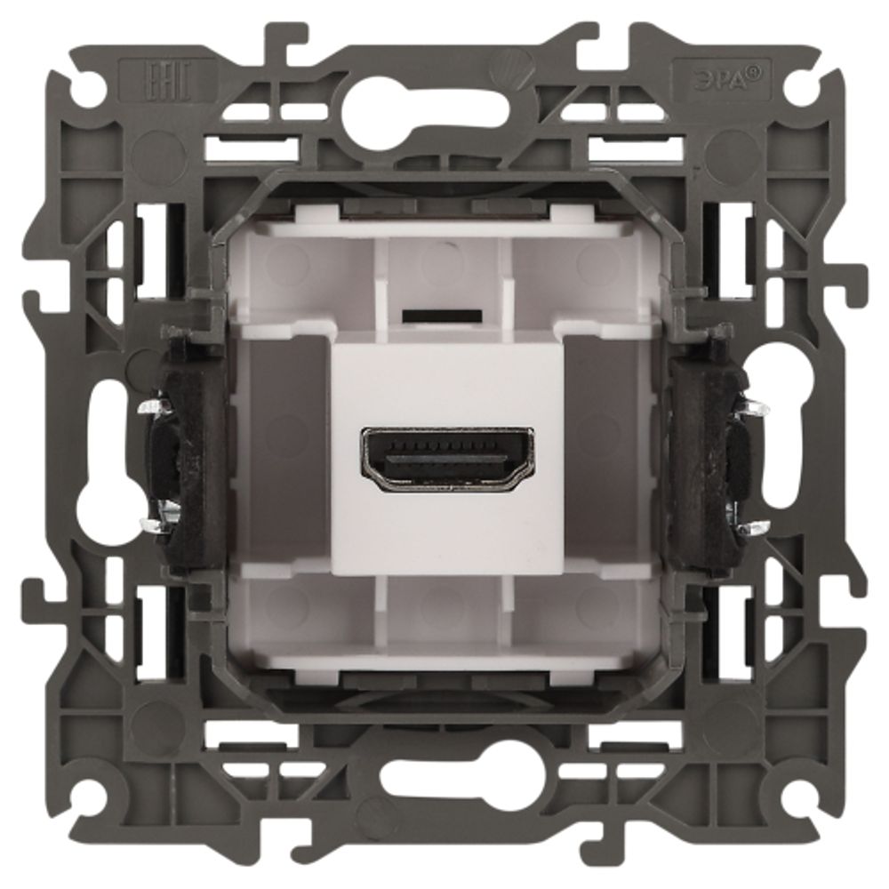 14-3114-05 ЭРА Розетка HDMI, IP20, Эра Elegance, антрацит | Elegance Антрацит