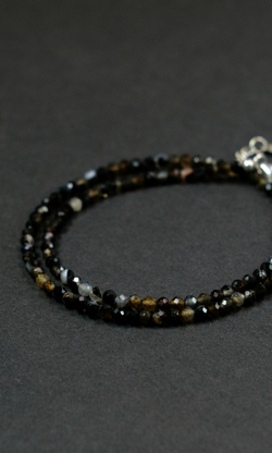 Чокер "Memo about Health" из агата огранка 3 мм с удлинителем 33-38 см