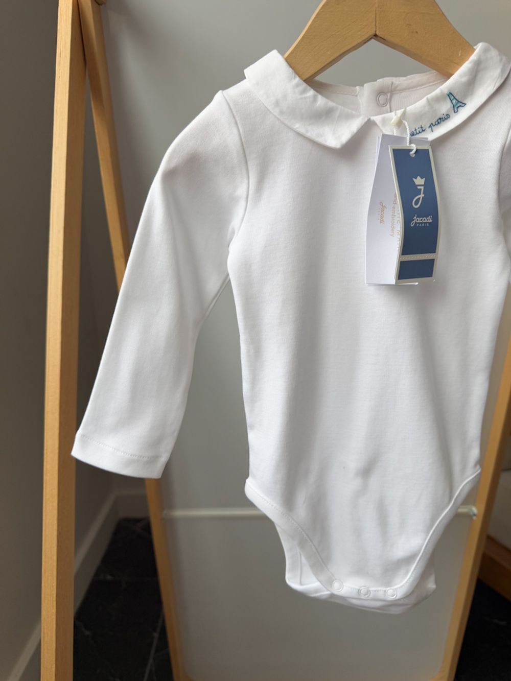 Новое хлопковый боди-слип Jacadi, 74