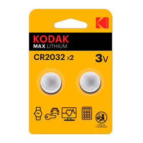 Батарейка Kodak Мax Lithium таблетка CR2032 3 В (2 шт.) (Б0037004)