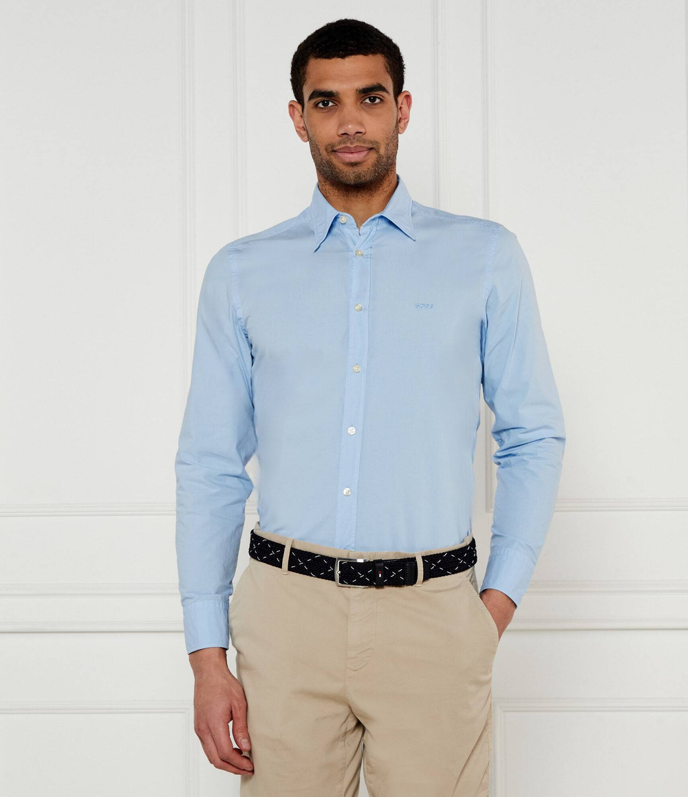 Рубашка Relegant_6_M BOSS ORANGE - голубой(50518304)