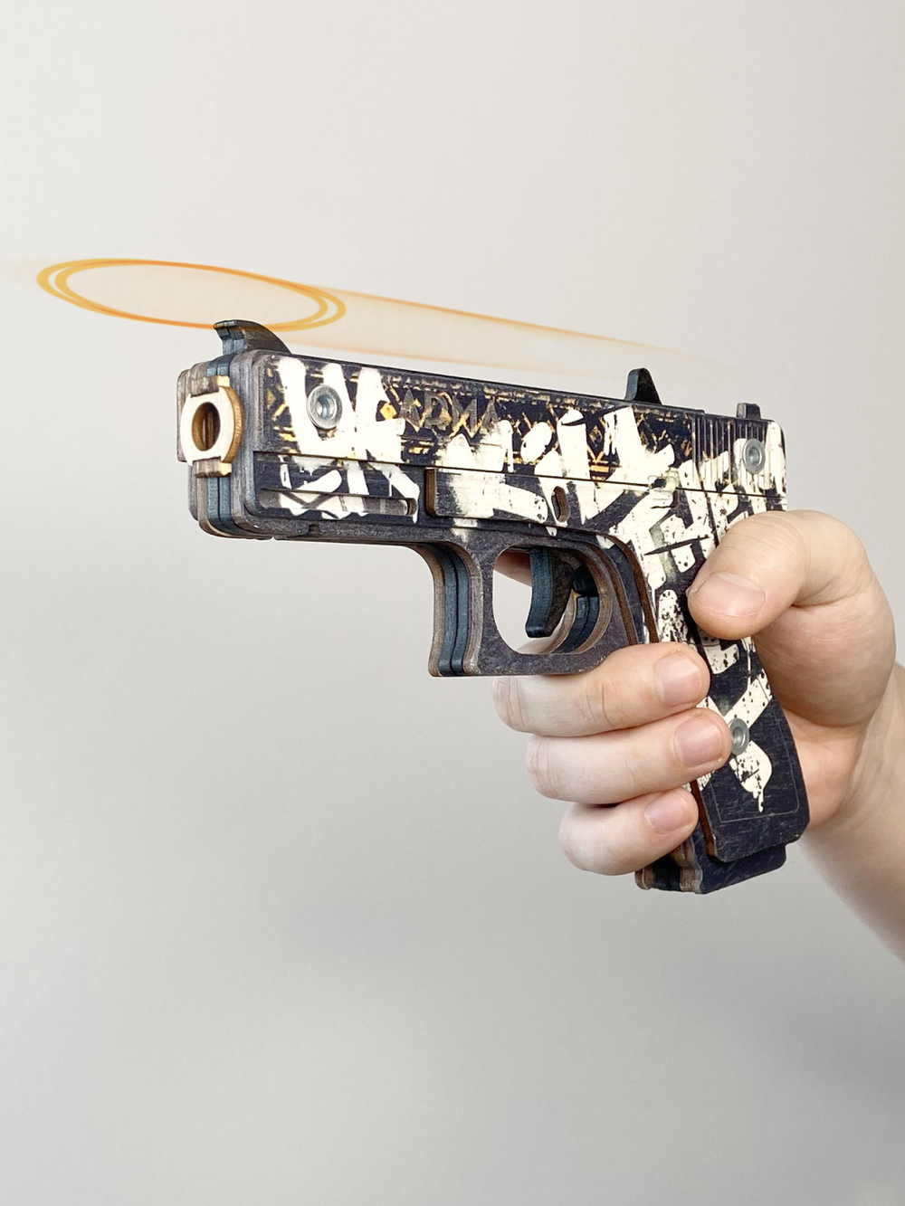 Резинкострел пистолет Глок (Glock) Пустынный Повстанец