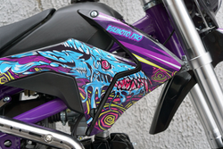 Питбайк BSE MX125 17/14 Purple Dragon