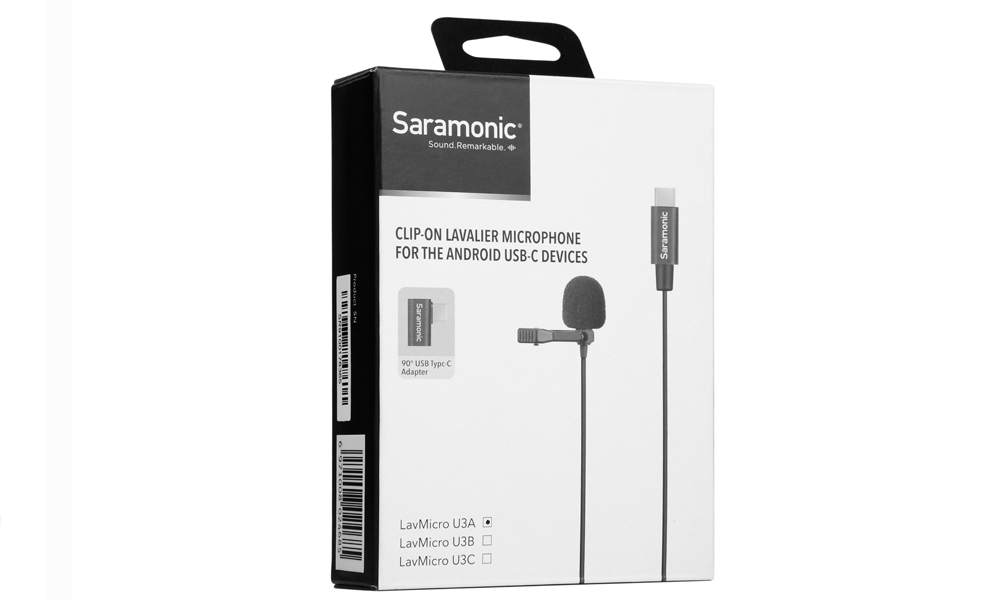 Микрофон Saramonic LavMicro U3A петличный микрофон с кабелем, разъем USB-C