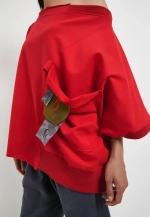 Футболка Летучая мышь красный