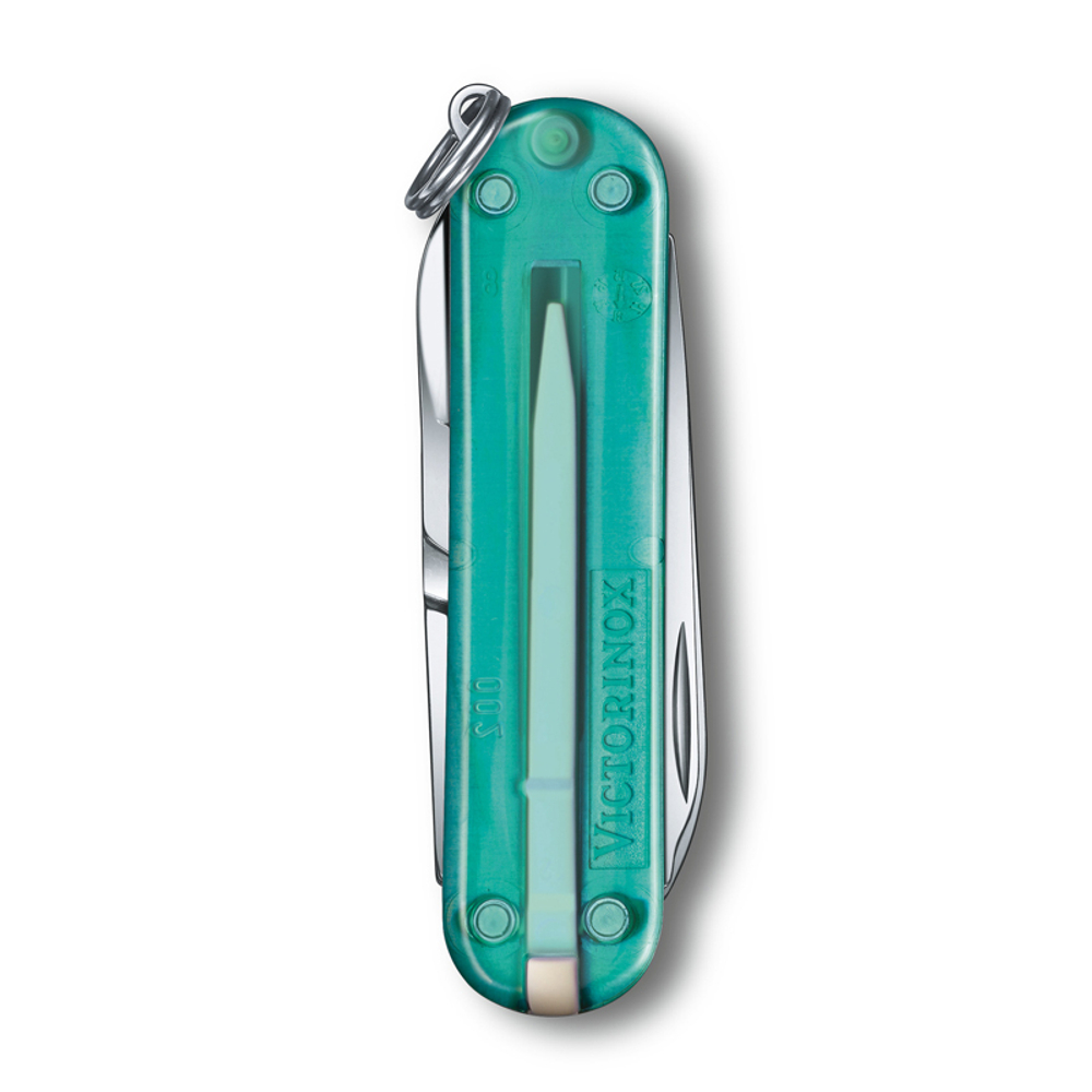 Нож-брелок Victorinox Classic SD Colors, 58 мм, 7 функций, "Tropical Surf"
