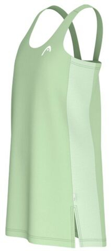 Платье для девочки теннисное Head Girls Spirit - зеленый