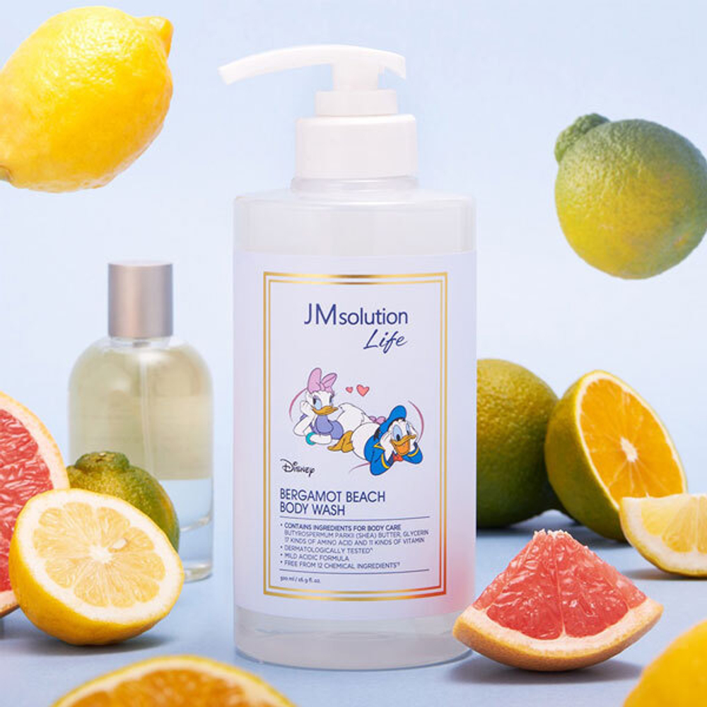 JMSolution Life Disney Bergamot Beach Body Wash гель для душа с экстрактом бергамота