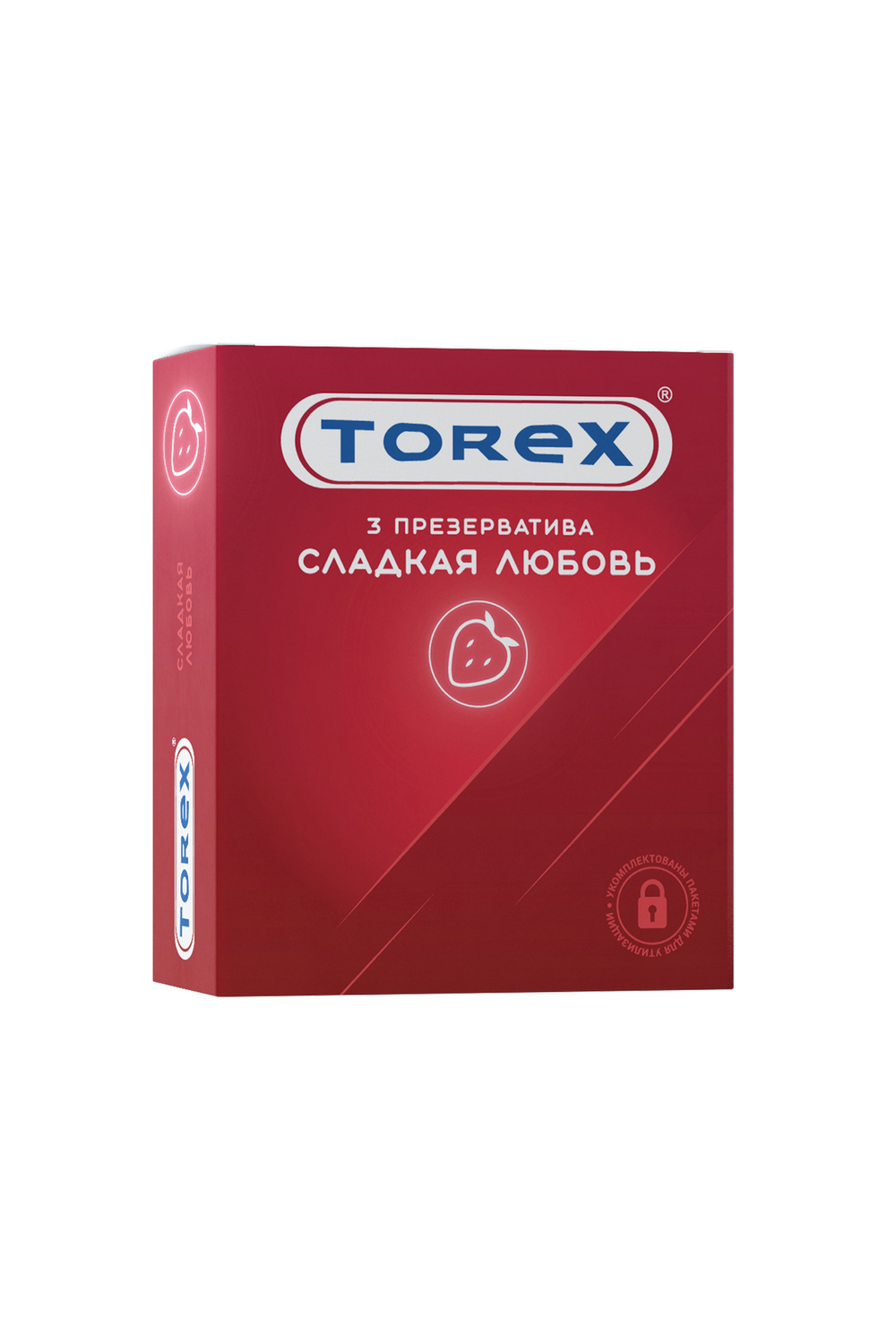 Презервативы сладкая любовь TOREX латекс, №3, 19 см