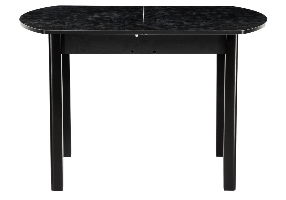 Стол Гюрен лофт 110(139)х70х74 черный / черный