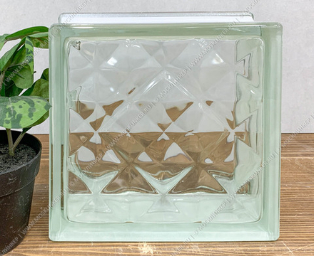 Стеклоблок Vitrablok Пирамида 190x190x80 - Бесцветный