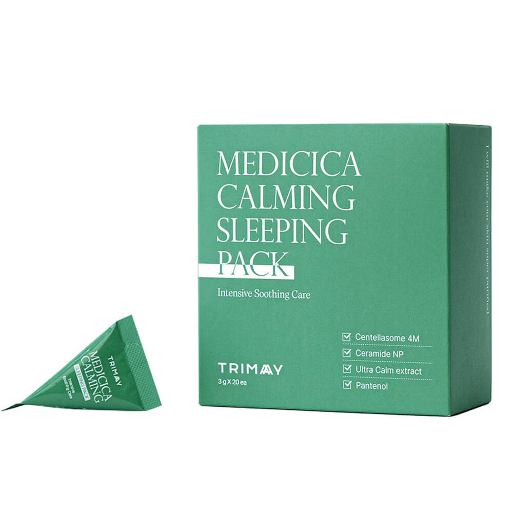 TRIMAY Ночная маска успокаивающая с центеллой и мадекассосидом Medicica Calming Sleeping Pack