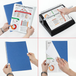 Обложка для переплета BRAUBERG, А3, картон, 230 гр, синяя