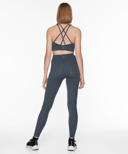 Oysho Спортивный бюстгальтер с бретелями на спине, стальной