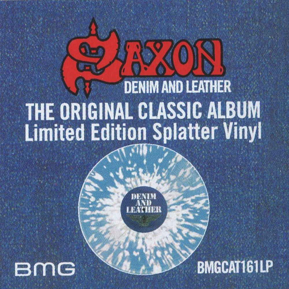 Saxon / Denim and Leather (Coloured Vinyl)(LP)