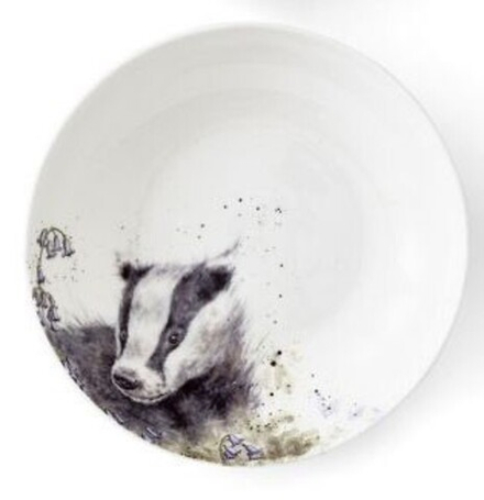 Тарелка для пасты "Барсук" Wrendale Designs, 22 см