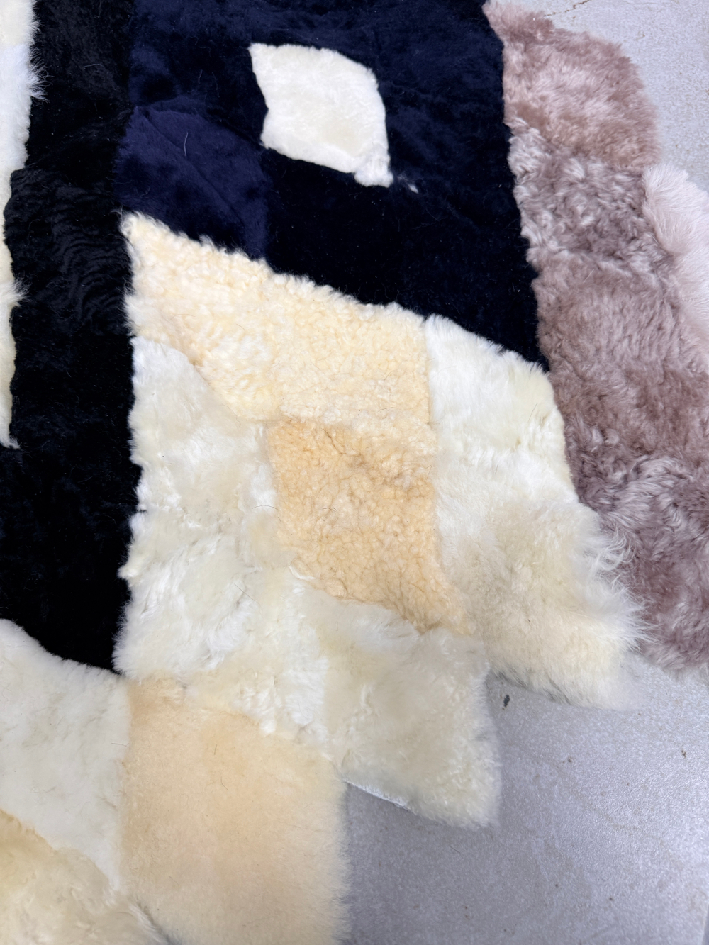 Меховой Коврик прикроватный накидка на кресло из овчины