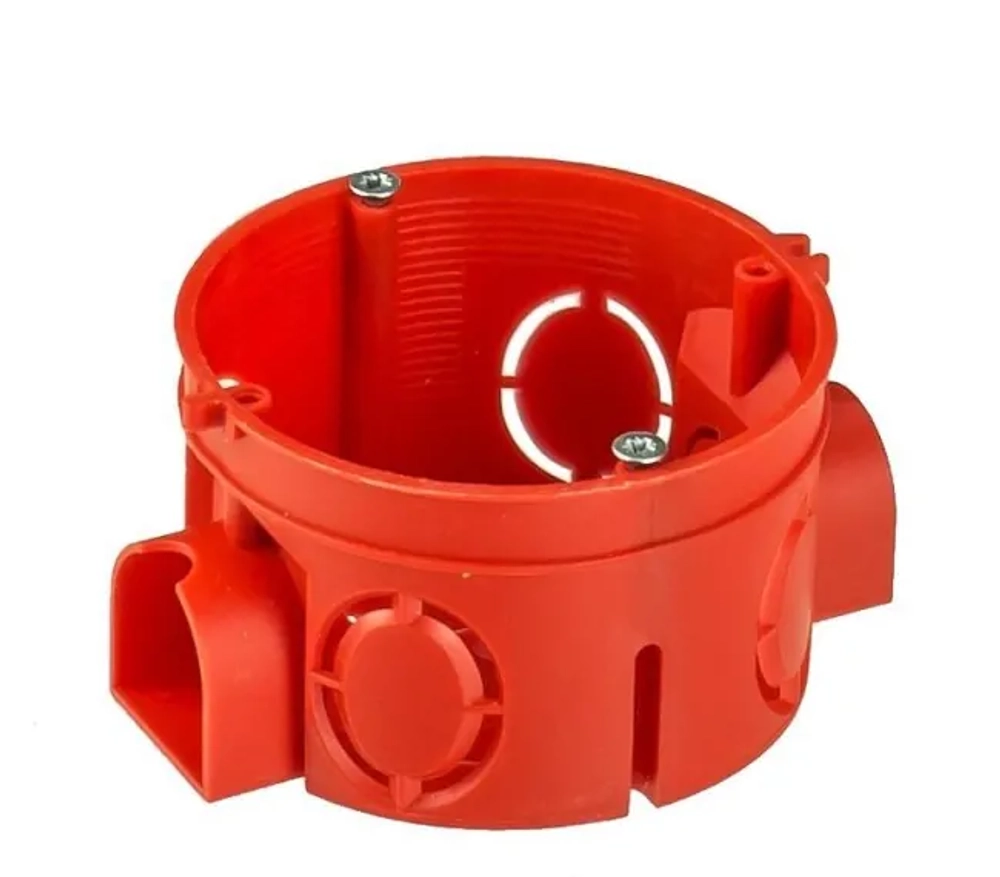 Коробка 68х42 скрытой проводки (подрозетник стыковочный для бетонных стен)