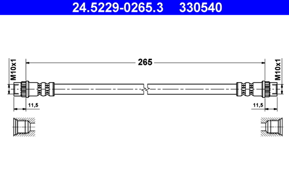 ATE - 24522902653-ATE - Brake Hose