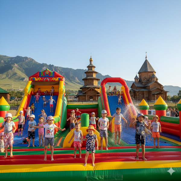 Надувной батут купить в Каракол недорого | БатутМастер 🎪 Надувной батут купить в Каракол недорого | БатутМастер 🎪